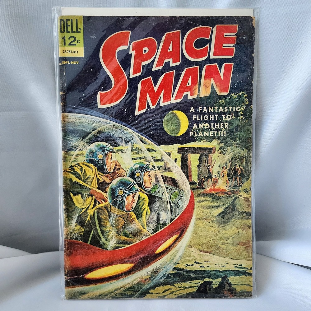 Space Man Issue #6‎ 1963 Dell Comics Painted Cover Silver Age Sci-Fi Astro 12c - Picture 10 of 10